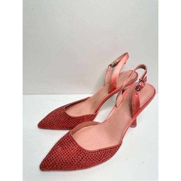 Jeffrey Campbell Pumps Womens Size 6 Slingback Pointed Toe in Rose - Picture 2 of 10